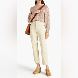 Sandro High-Rise Tapered Jeans - Like new. Size 36 / US 4